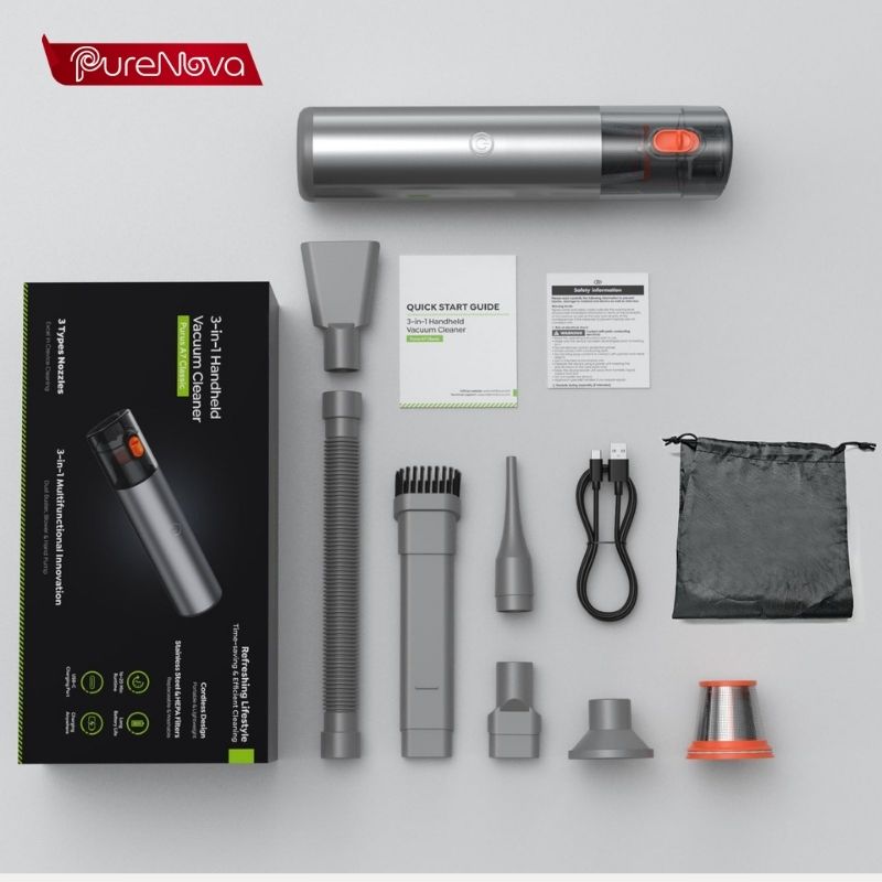 PureNova™B1 LITE 3-in-1 Handheld Vacuum Cleaner, Gray