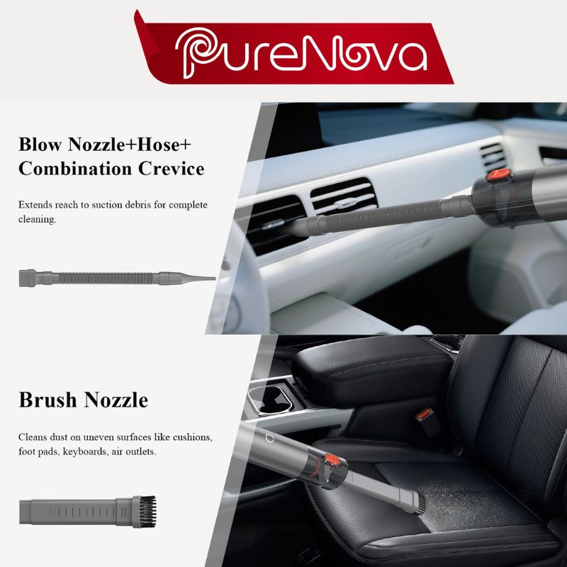 PureNova™B1 LITE 3-in-1 Handheld Vacuum Cleaner, Gray