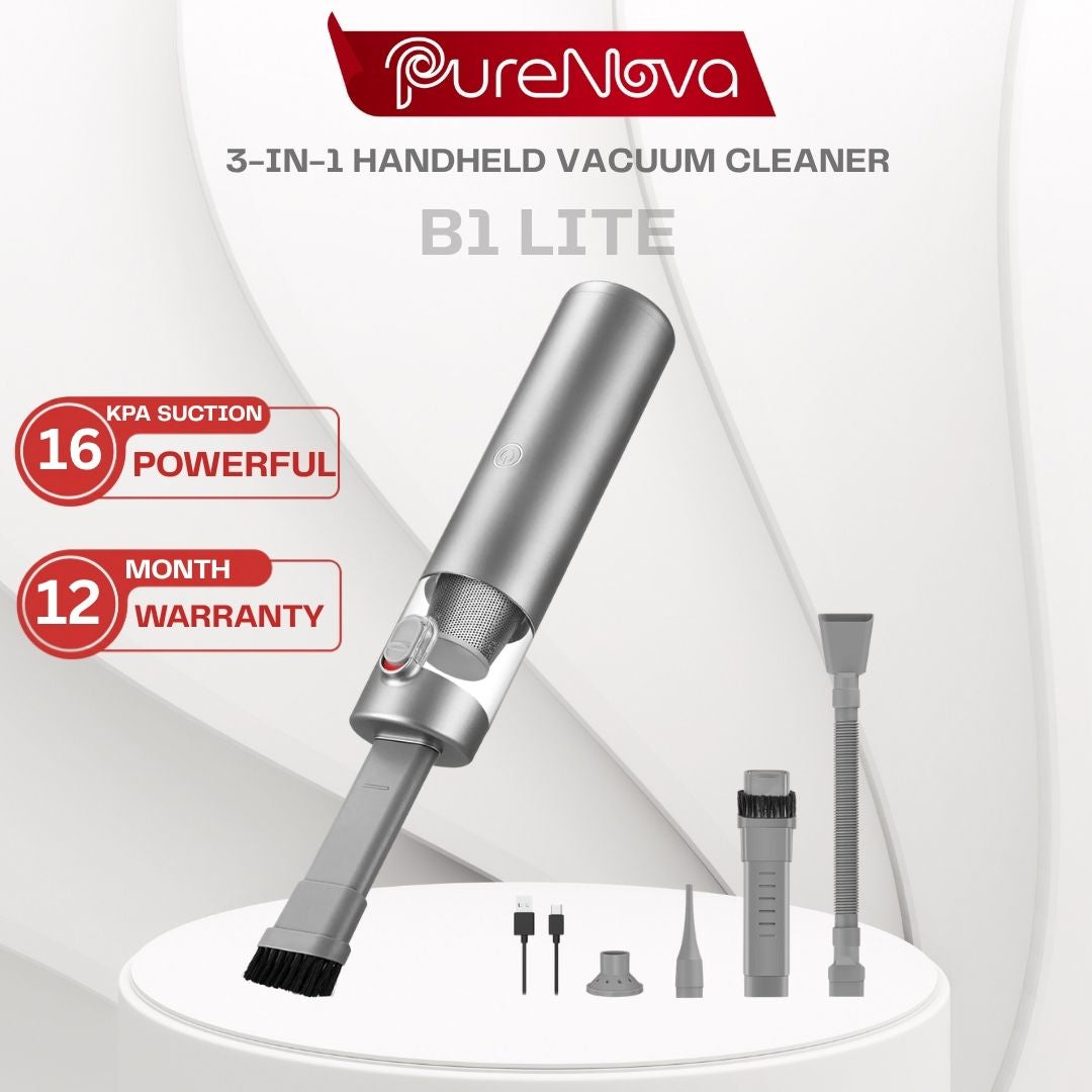 PureNova™B1 LITE 3-in-1 Handheld Vacuum Cleaner, Gray