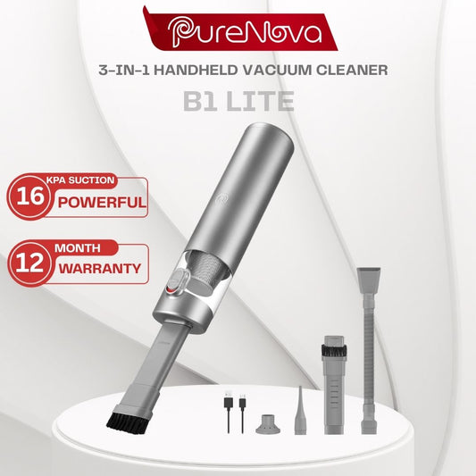 PureNova™B1 LITE 3-in-1 Handheld Vacuum Cleaner, Gray